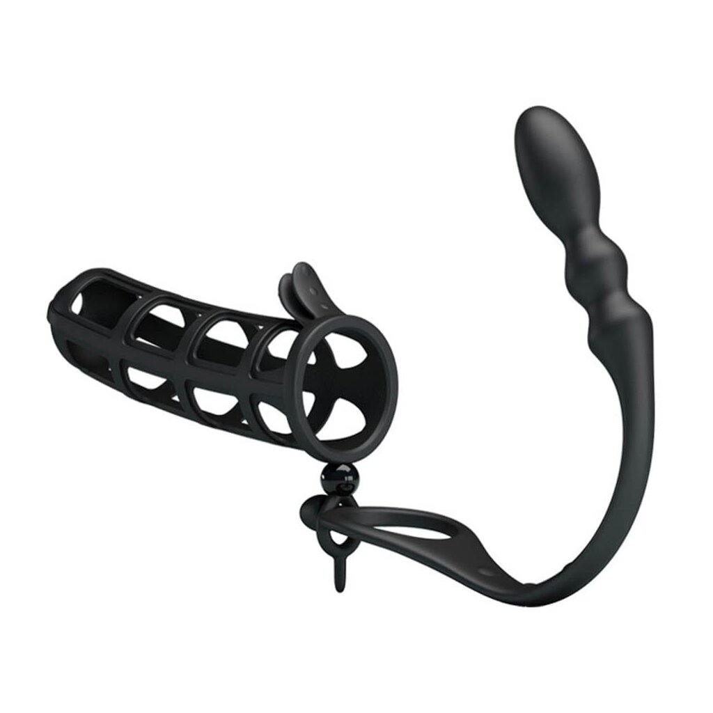 penishülle schwarz CRAZY BULL ULTIMATE VIBRO PENISHÜLLE SCHWARZ main image 1