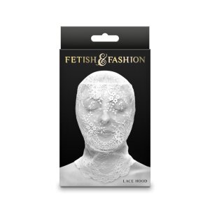 NS Novelties Fetish & Fashion - Lace Hood - White -...