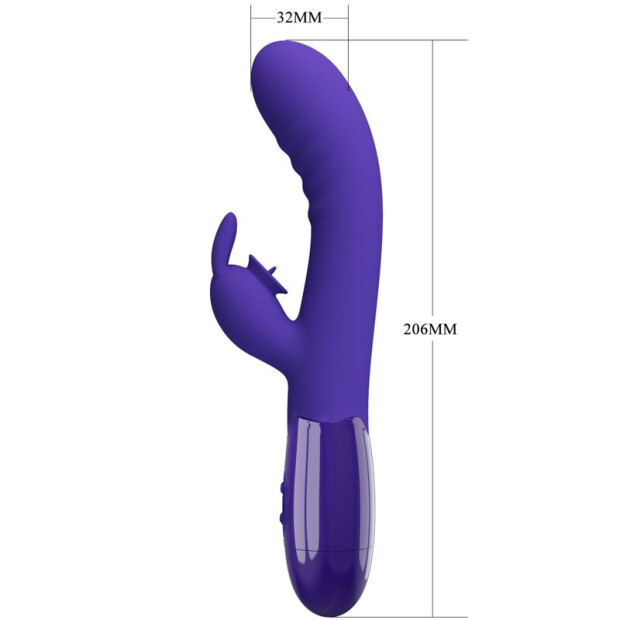 Pretty Love Cerberus Youth Violet Rabbit Vibrator Lila