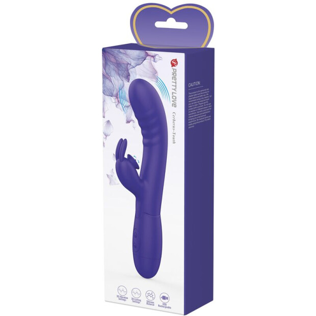 Pretty Love Cerberus Youth Violet Rabbit Vibrator Lila