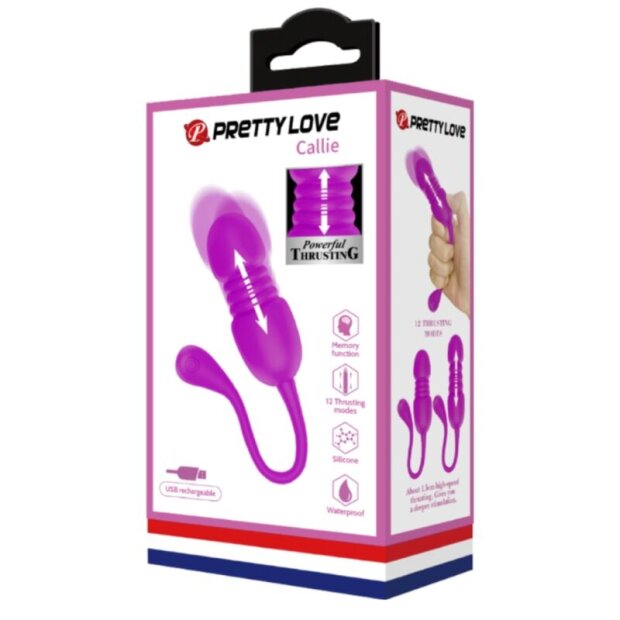 Pretty Love Callie Purple Rechargeable Vibro-Ei Lila