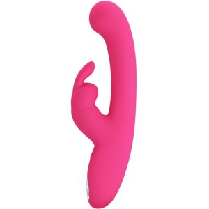 Pretty Love Lamar Rabbit Vibrator Pink 22 cm