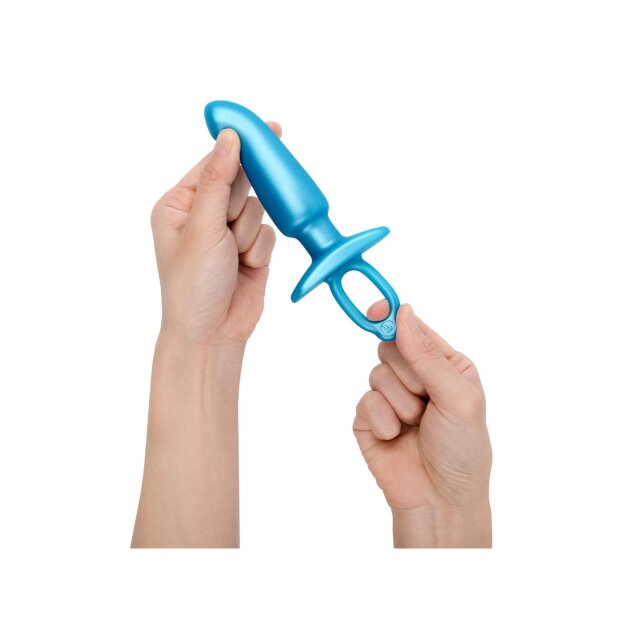B-Vibe Hither Plug Analplug Blau ⌀ 3,1 cm