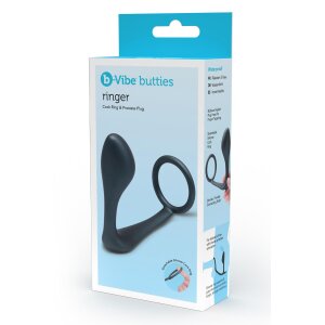 B-Vibe Ringer Penisring & Plug 3,5 cm