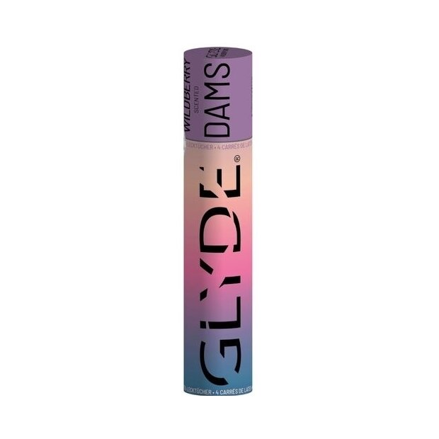 Sheer Glide Latex Dams Glyde Dams Brombeere  x4