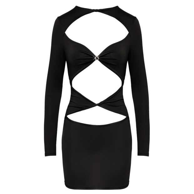 Cotelli Collection mini-robe noir S