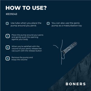 Boners Automatic Penis Pump with Masturbator