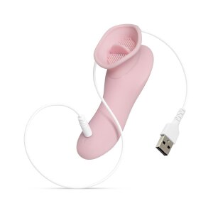 Teazers Klitoris Stimulator mit String Vibrator Rosa 14 cm