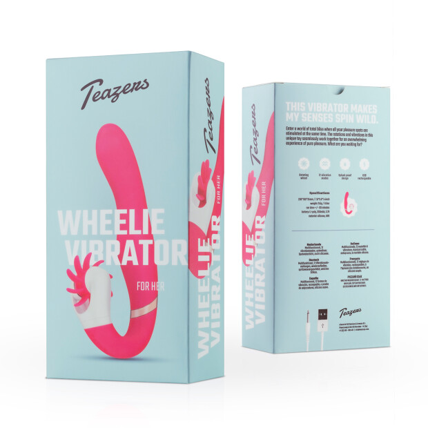 Teazers Dave Vibrator Rabbit Pink