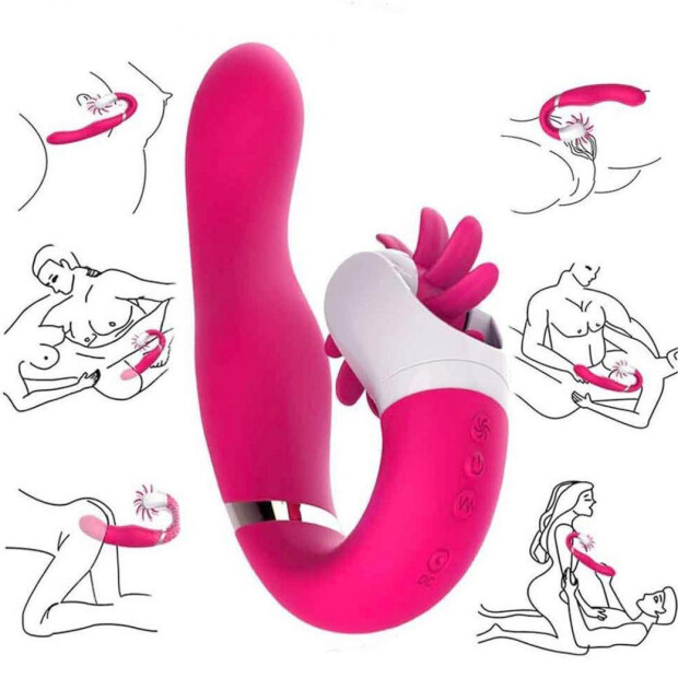 Teazers Dave Vibrator Rabbit Pink