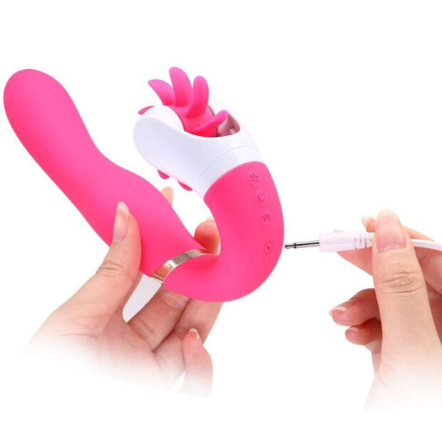 Teazers Dave Vibrator Rabbit Pink