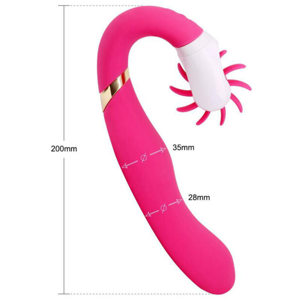 Teazers Dave Vibrator Rabbit Pink