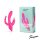 Teazers Double Rabbit Vibrator Pink 21 cm