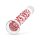 Gildo Glass Dildo With Hearts Glasdildo Transparent 17 cm