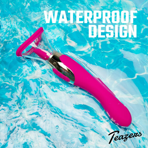 Teazers Pleasure Pump With G-Spot Vibrator - Pink