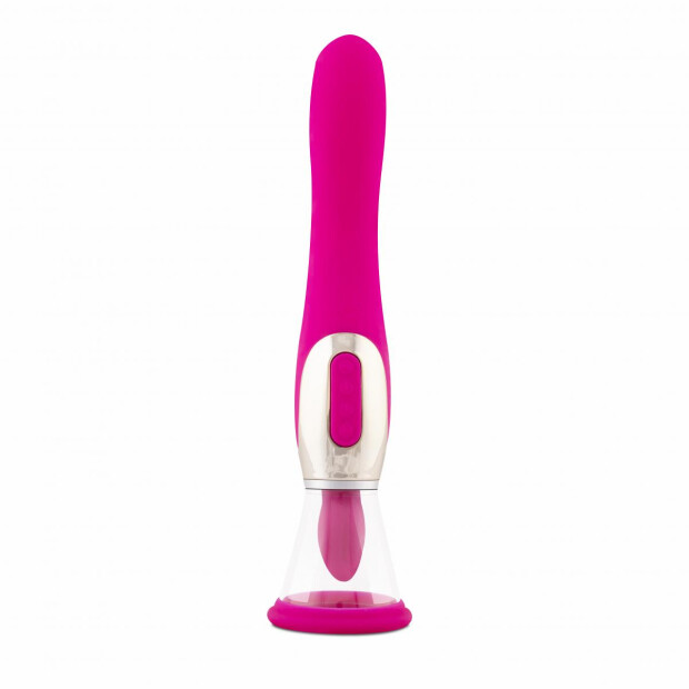 Teazers Pleasure Pump With G-Spot Vibrator - Pink