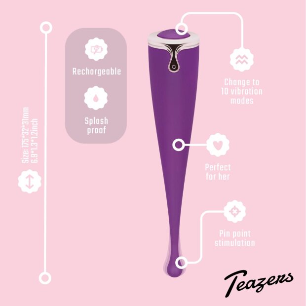 Teazers Pointer Vibe Auflegevibrator Lila
