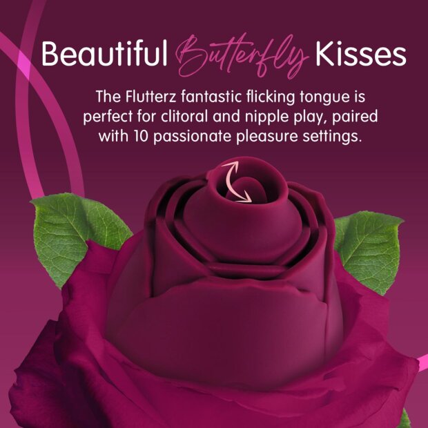 Creative Conceptions Skins Rose Buddies The Rose Flutterz Vibrator