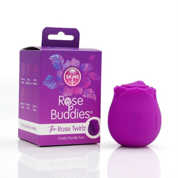Creative Conceptions Skins Rose Buddies - The Rose Twirlz Vibrator