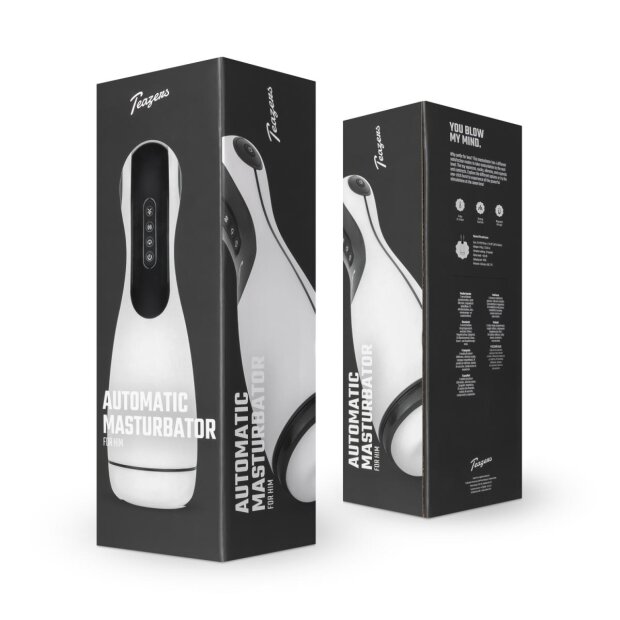 Teazers Automatischer Masturbator Blowjob-Maschine Weiß