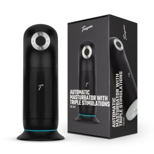 Teazers Automatischer Masturbator Blowjob-Maschine Schwarz