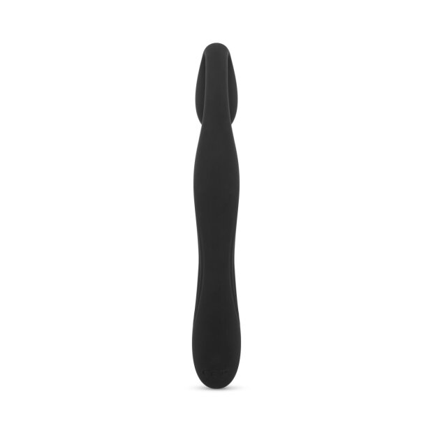 Teazers Biegsamer Vibrator mit Klitorisstimulation Schwarz 18,4 cm