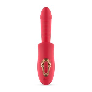 Teazers Dildo mit Klitoris Stimulator Vibrator Rot