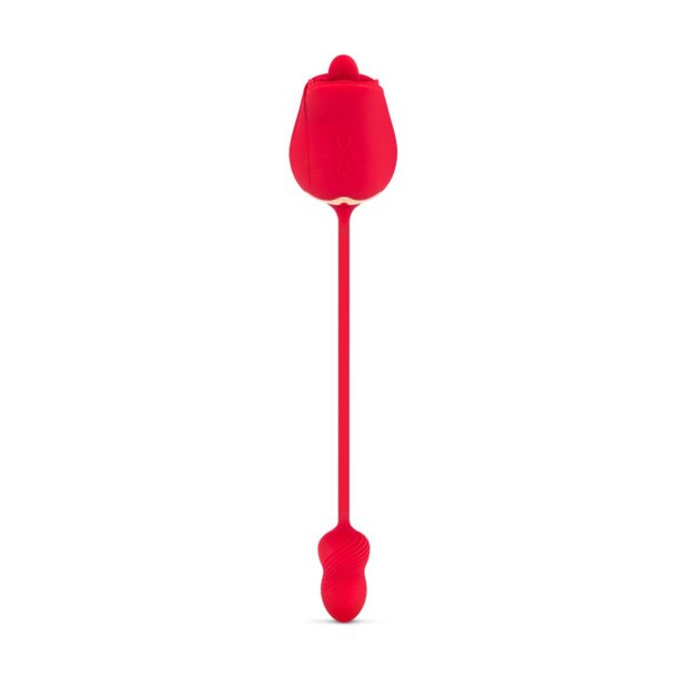 Teazers Rose Vibrator und Klitoris Stimulator Rot 7,8 cm