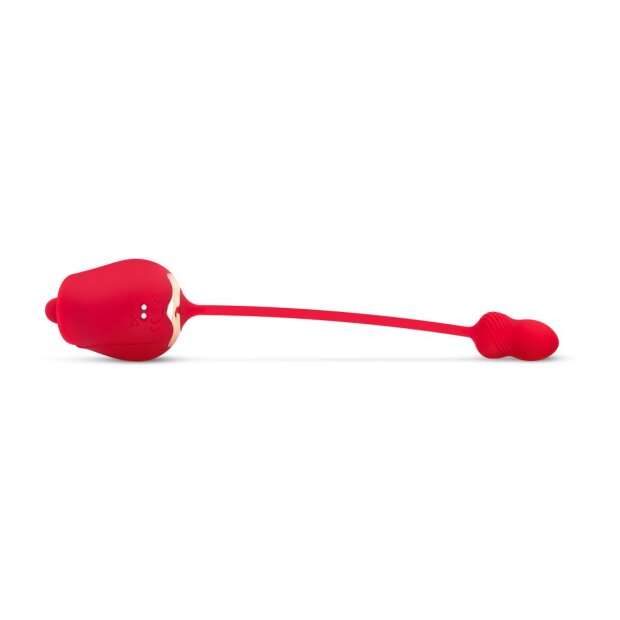 Teazers Rose Vibrator und Klitoris Stimulator Rot 7,8 cm