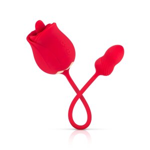 Teazers Rose Vibrator und Klitoris Stimulator Rot 7,8 cm