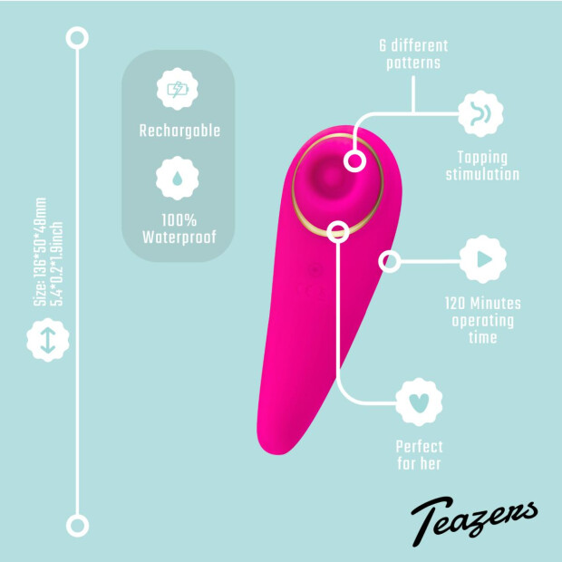 Teazers Stimulateur de clitoris à tapotements