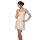 Doreanse Damen schlichtes Unterkleid beige S - XXL