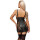 ZADO Leather Mini Dress Open Bust 2XL