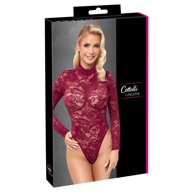 Cottelli Collection body en dentelle rouge M