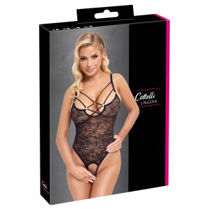 Cottelli Collection lace body with rings L