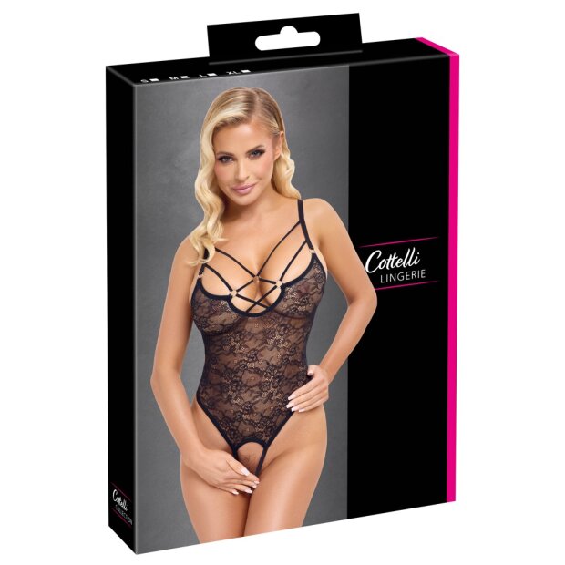 Collection Cottelli Body en Dentelle avec Anneaux XL