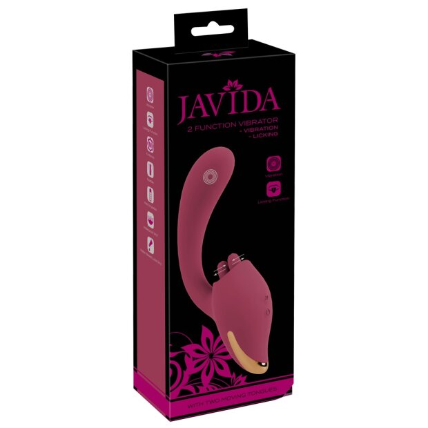JAVIDA Vibrator 2 Func. Vibrate & Lick