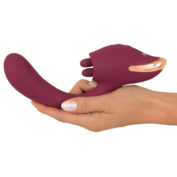 JAVIDA Vibrator 2 Func. Vibrate & Lick