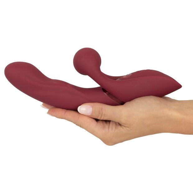 You2Toys JAVIDA Rabbit Vibrator Weinrot