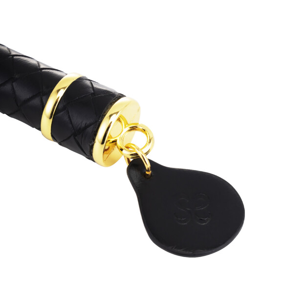 Sevanda Red & Black Braided Tail Flogger