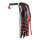 Sevanda Red & Black Braided Tail Flogger
