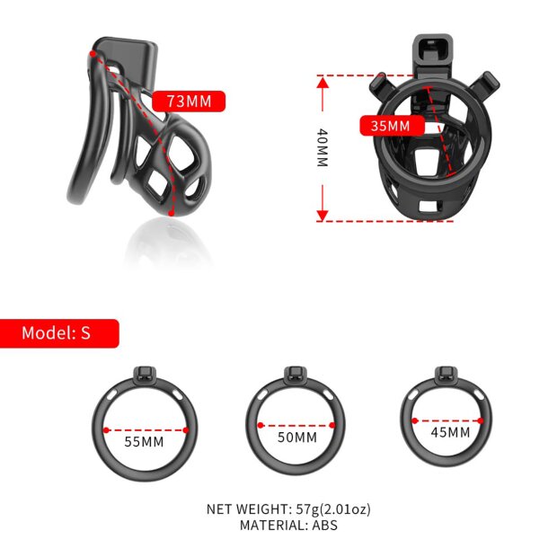 Sevanda Naja Cobra Chastity Cage S