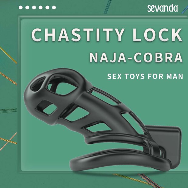 Sevanda Naja Cobra Chastity Cage S