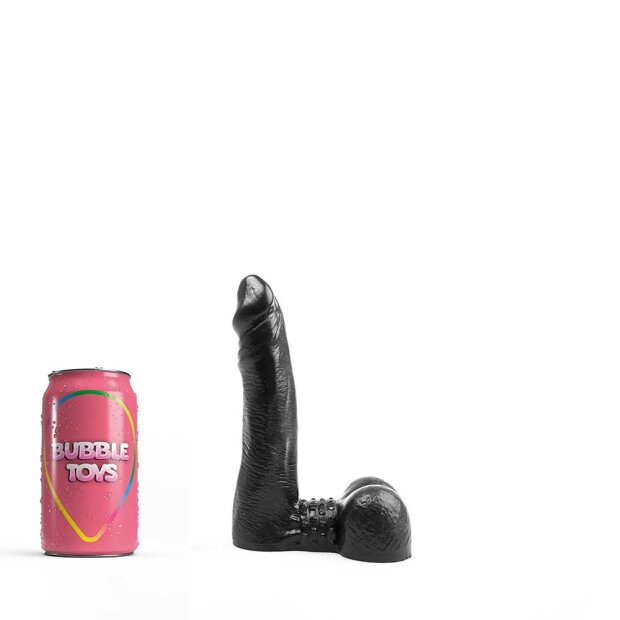 Bubble Toys Dildo Noir 18,5 cm