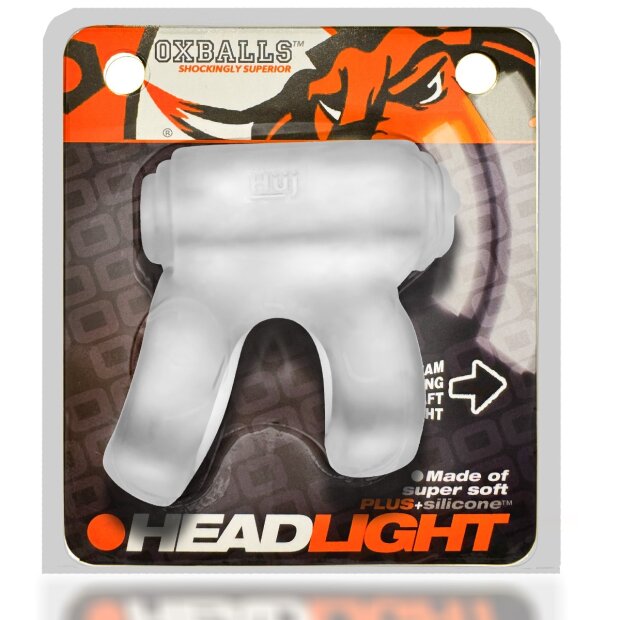 Oxballs HEADLIGHT LED Shaft Holster Penisring Transparent