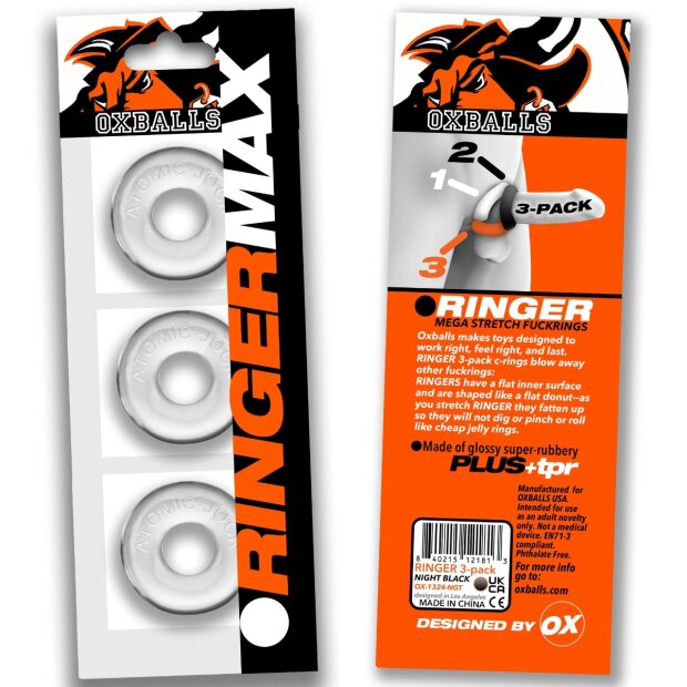 Oxballs RINGER MAX Penisringe Transparent ⌀ 5,7 cm