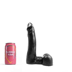 Bubble Toys Dildo Noir 24 cm