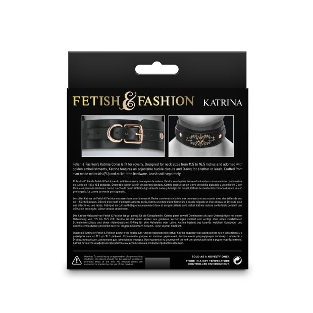 NS Novelties Fetish & Fashion Katrina Collar Black