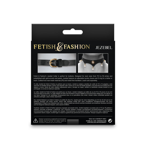 NS Novelties Fetish & Fashion Collier Jezebel Noir