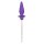 CalExotics Southern Lights Sonde Anale Vibrante Lumineuse Violette